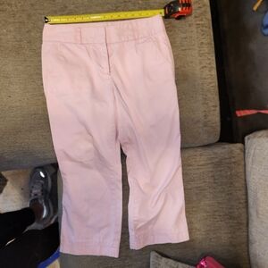 J. Crew Light Pink Favorite Fit Capri's